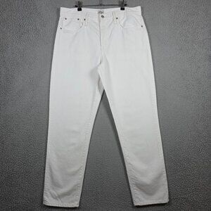 J. Crew Jeans Womens Size 31T White Slouchy Boyfriend Jean 5 Pocket Coastal